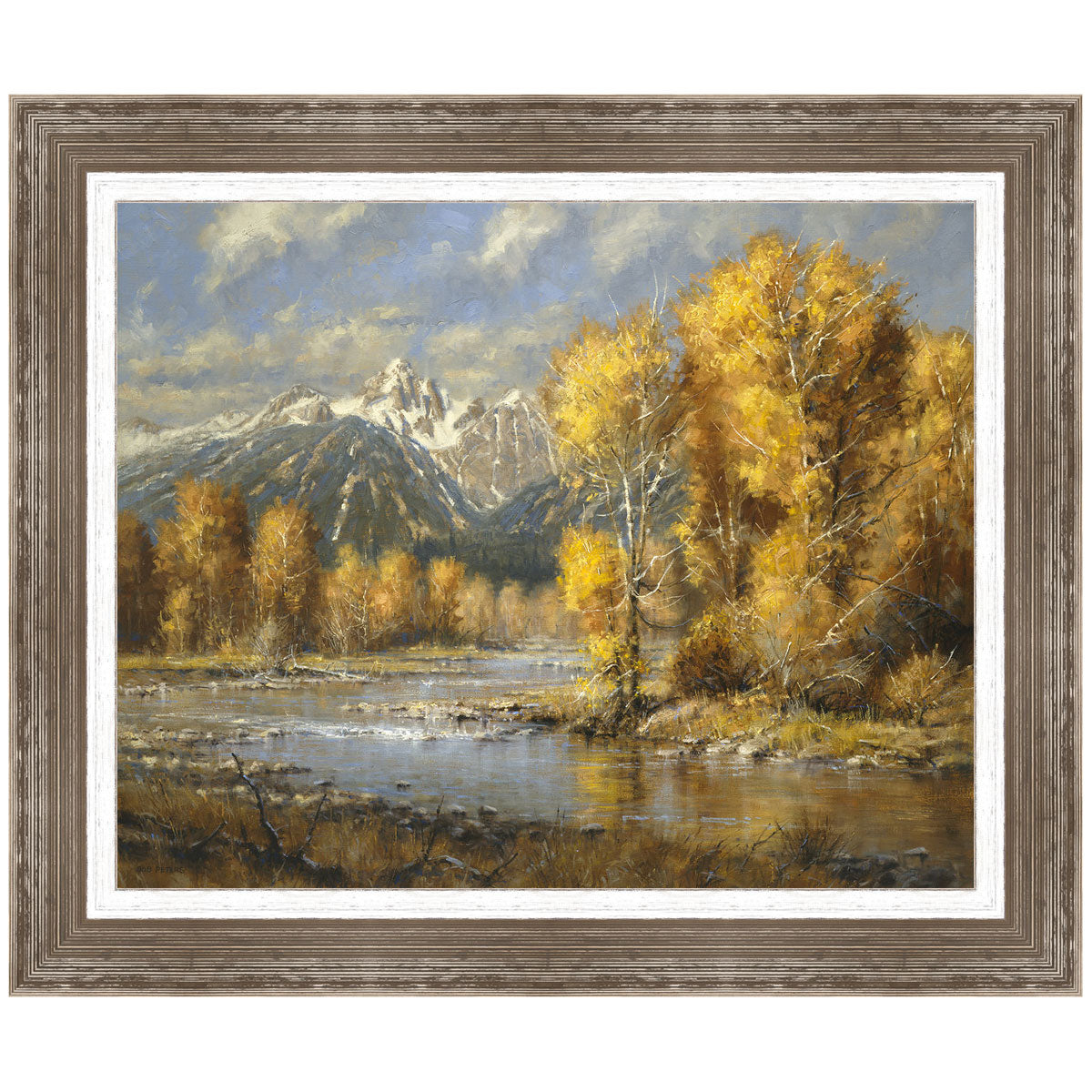 Autumn Brook Framed Canvas