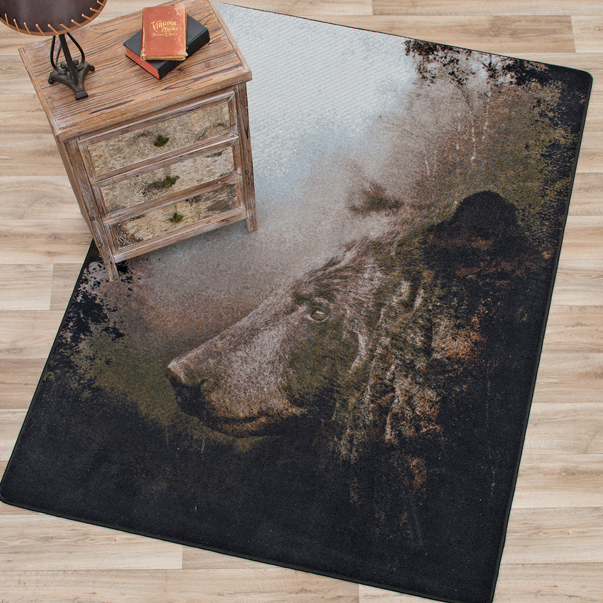 Misty Bear Rug - 8 Ft. Round