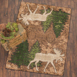 Pine Gulch Moose Rug - 5 x 8