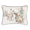Snowy Santa Forest Throw Pillow - OUT OF STOCK UNTIL 07/22/2026