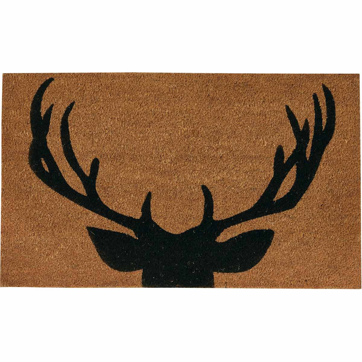 Antler Silhouette Doormat