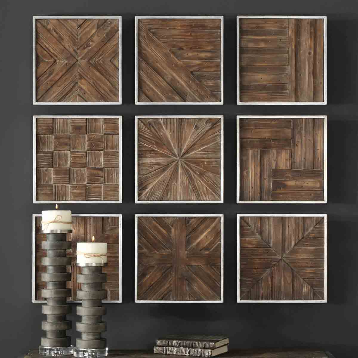 Hammond Wood Wall Art - Set of 9