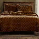 Copper Nights Velvet Quilt - Twin