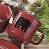 Crimson Bear Enamel Mug - Set of 4 - SALE