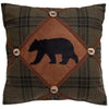 Lodge Bands Diamond Bear Pillow - OUT OF STOCK UNTIL 07/06/2026