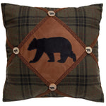 Lodge Bands Diamond Bear Pillow - OUT OF STOCK UNTIL 07/06/2026