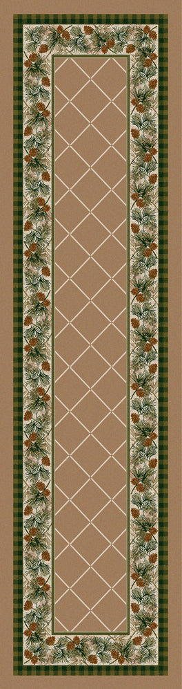 Evergreen Light Sandstone Rug - 2 x 8