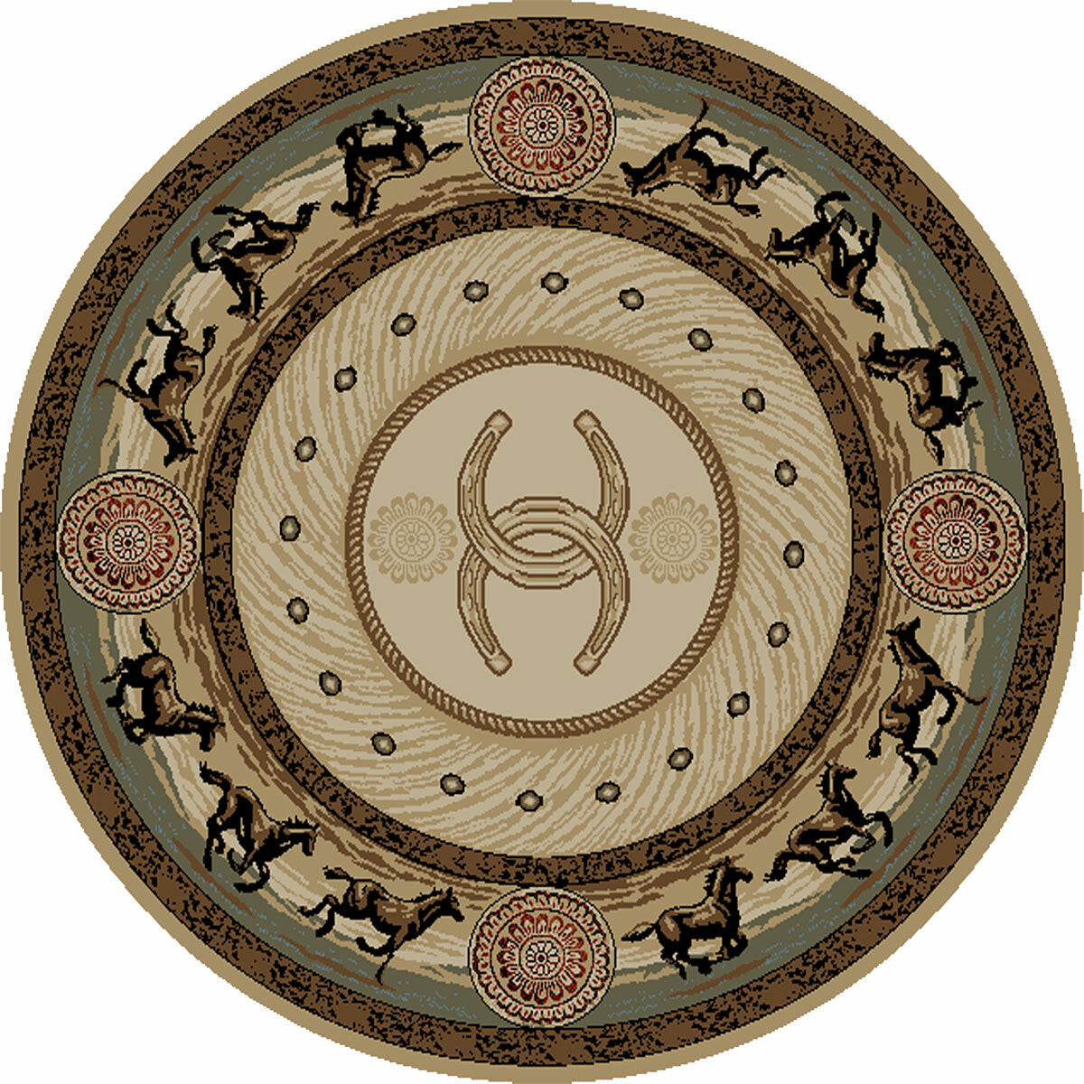 Gallop Horse Rug - 5 Ft. Round