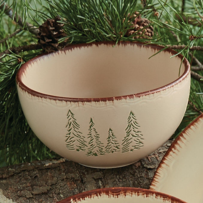 Bear & Moose Stoneware Cereal Bowl