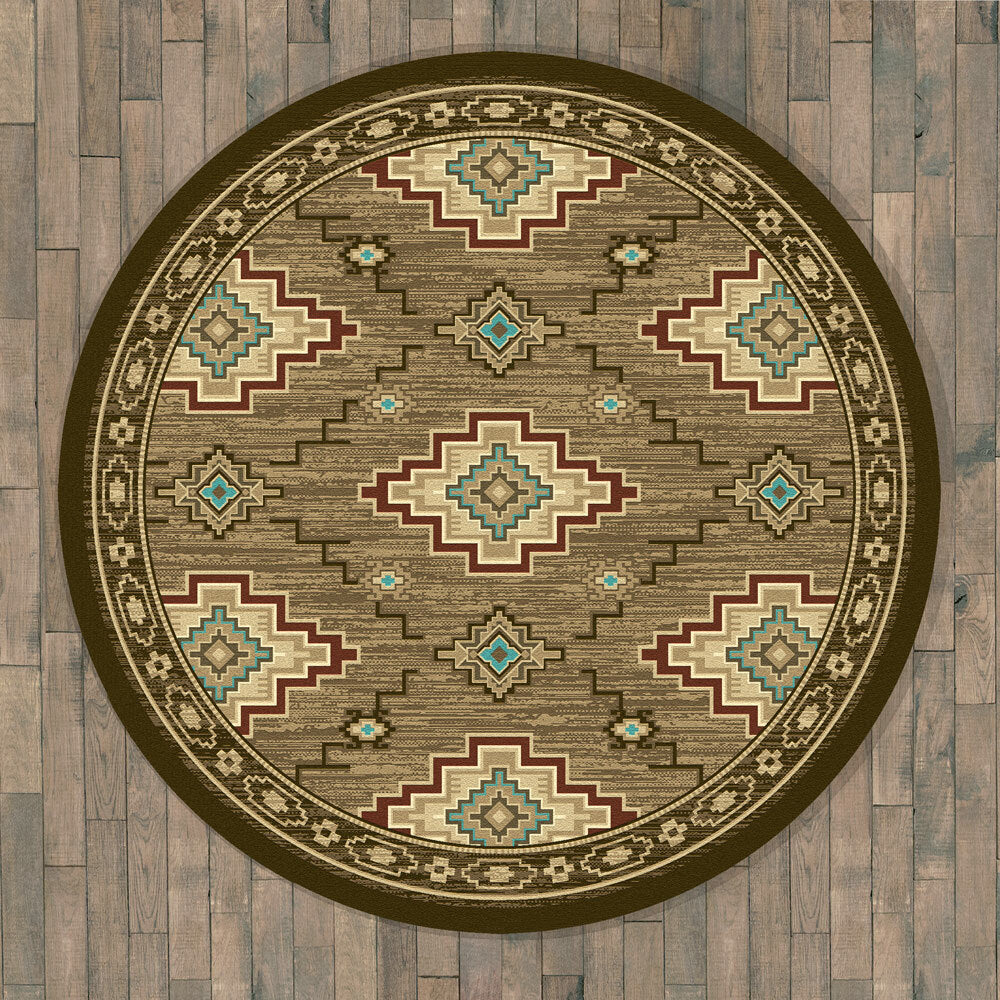 Cedar Creek Lodge Rug - 8 Ft. Round