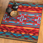 Rustic Cross Sunset Rug - 2 x 8