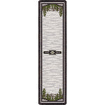 Woodland Horizon Gray Rug - 2 x 8