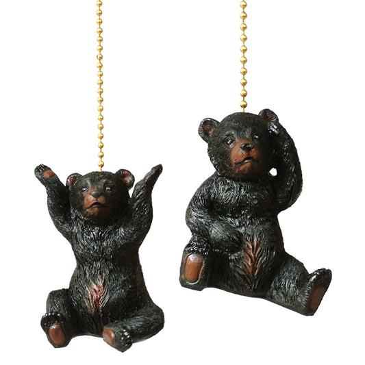 Bear Cub Fan Pulls - Set of 2 - CLEARANCE