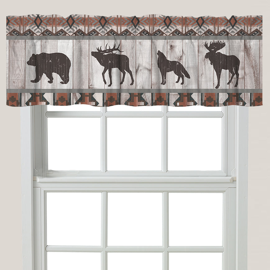 Tribal Wildlife Valance - OUT OF STOCK UNTIL 07/01/2026