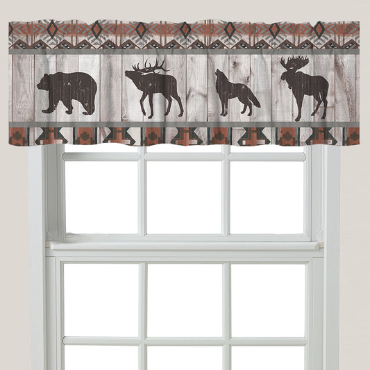 Tribal Wildlife Valance - OUT OF STOCK UNTIL 07/01/2026