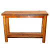 Barnwood Sofa Table with Shelf
