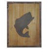 Bass Silhouette Wall Art