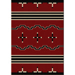 Big Chief Red Rug - 4 x 6