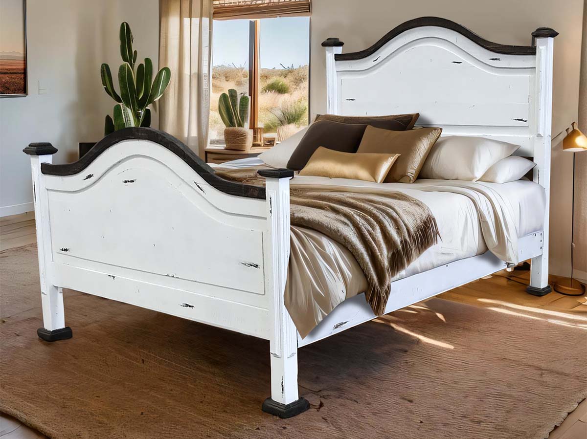 Frankie White Bed - Twin