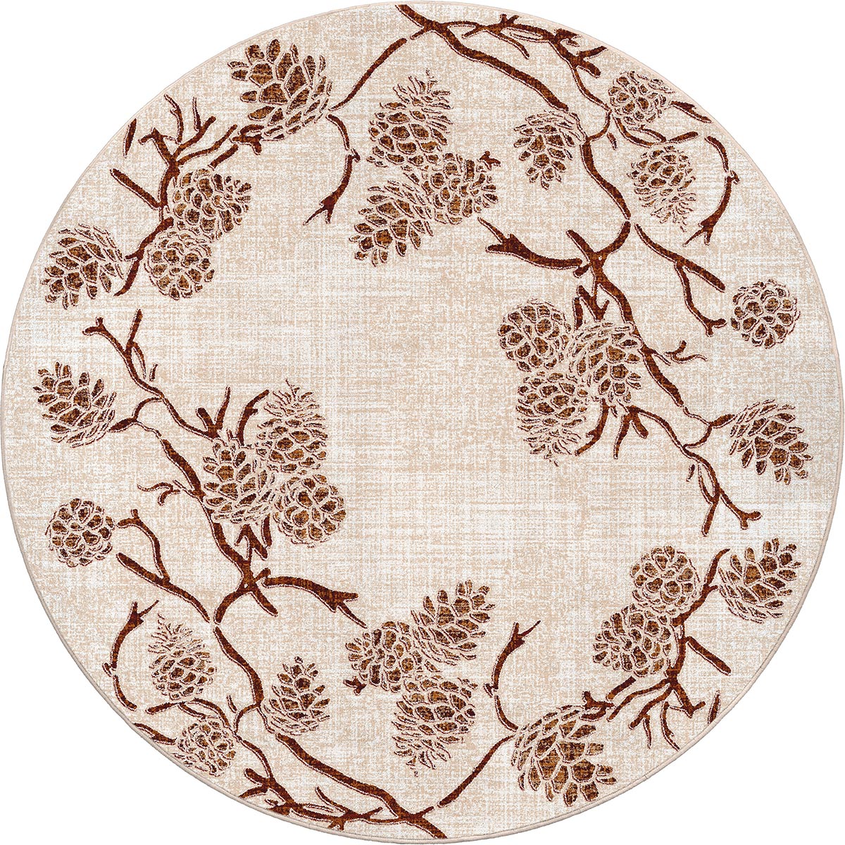 Pinecone Grove Rug - 8 Ft. Round