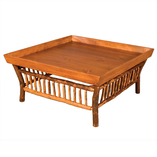Black Forest Hickory Tray Cocktail Table