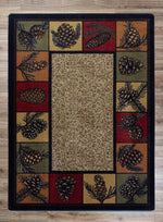 Pinecone Panels Rug - 5 x 8