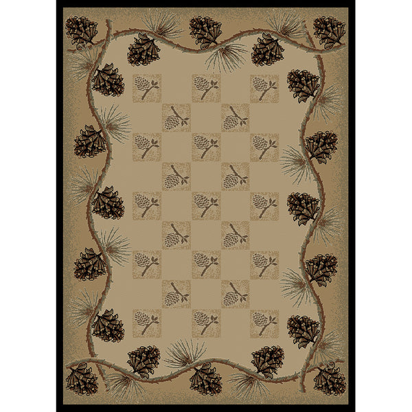 Pinecone Plethora Rug - 8 x 10
