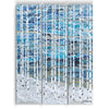 Snowy Mountain Indoor/Outdoor Wall Triptych