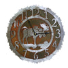 Moose Metal Art Clock - 12 Inch