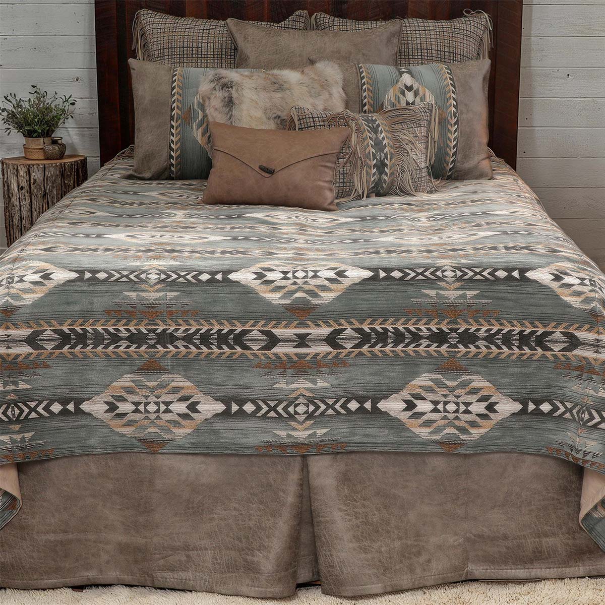Spearhead Dusk Coverlet Set - Super King