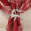 Sparkle Reindeer Napkin Rings - Set of 4