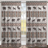 Tribal Wildlife Room Darkening Drape
