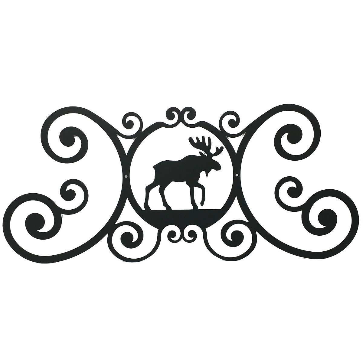 Moose Scroll Plaque