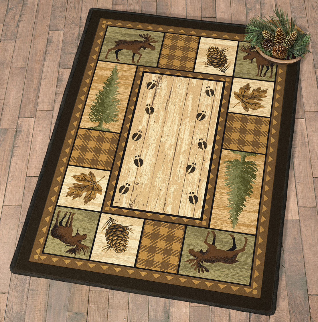 Moose Lodge Retreat Rug - 5 x 8
