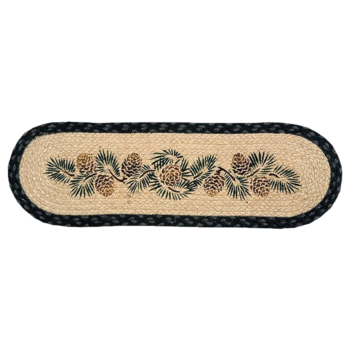 Pine Bough Jute Stair Treads - Set of 2- SALE