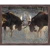 Moose Battle Wall Art