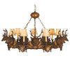Seven Stag Heads Chandelier - 7 Light