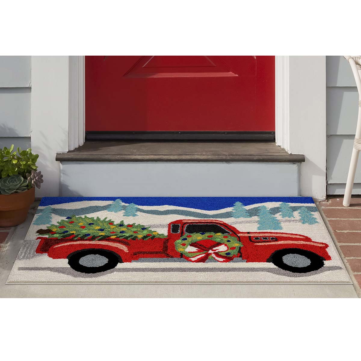 Holiday Winter Drive Indoor/Outdoor Rug - 20 x 30