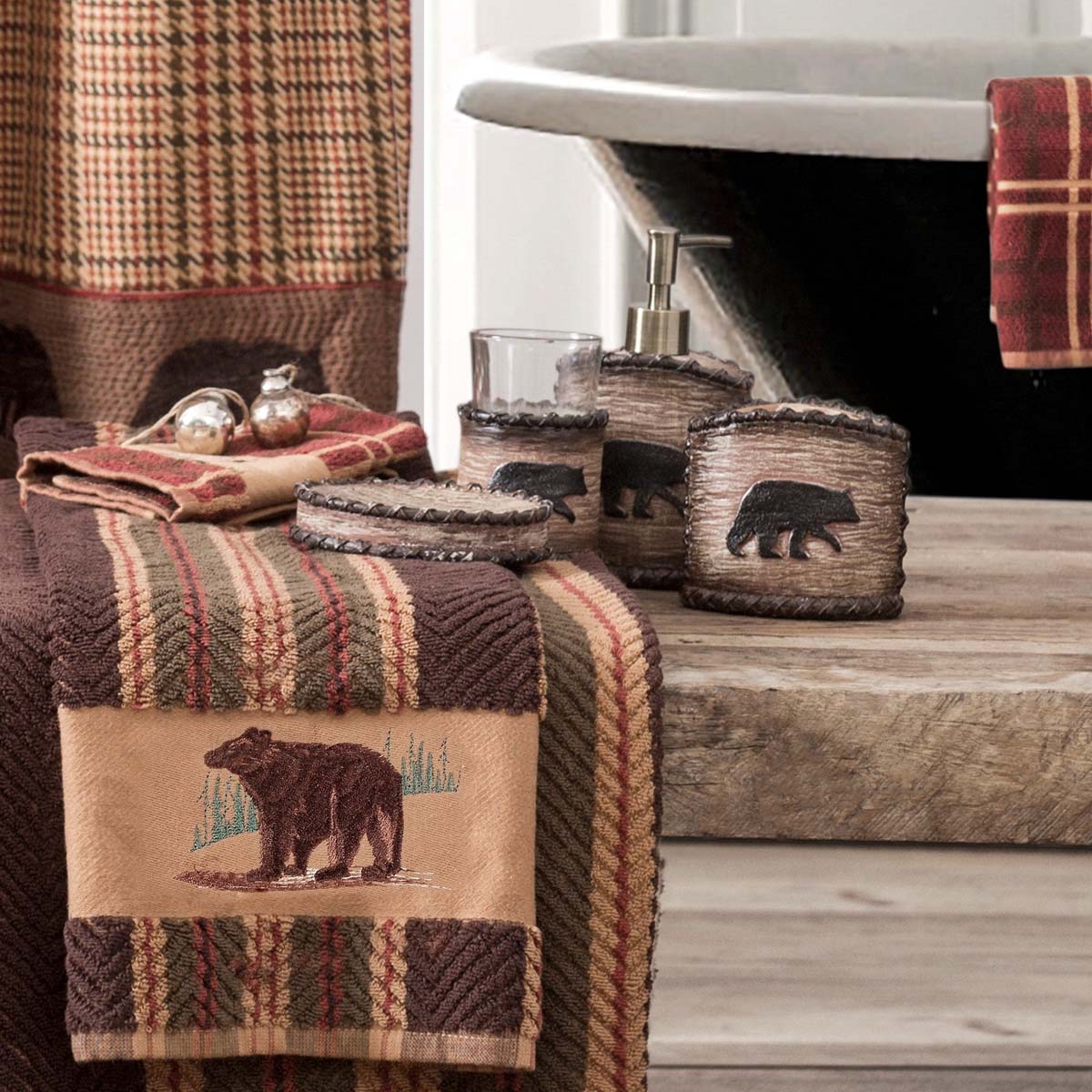 Bear Den Bath Accessories - 5pcs