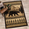 Black Bear Wilderness Rug - 2 x 3