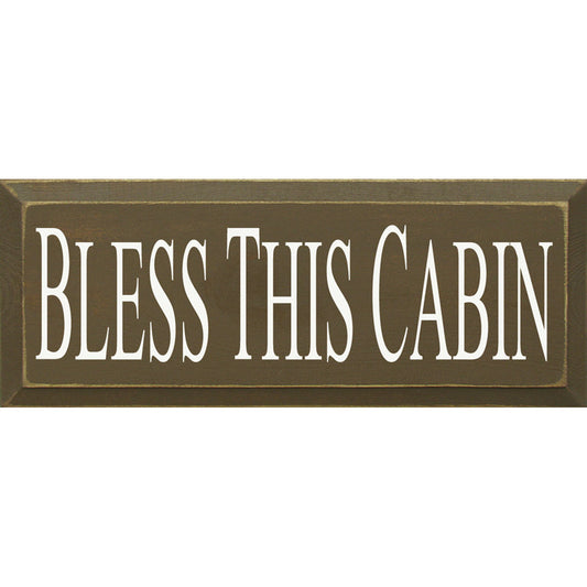 Cabin Blessing Wall Art