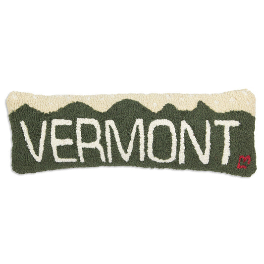 Vermont Hooked Wool Pillow
