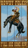 Howdy Folks Western Sign