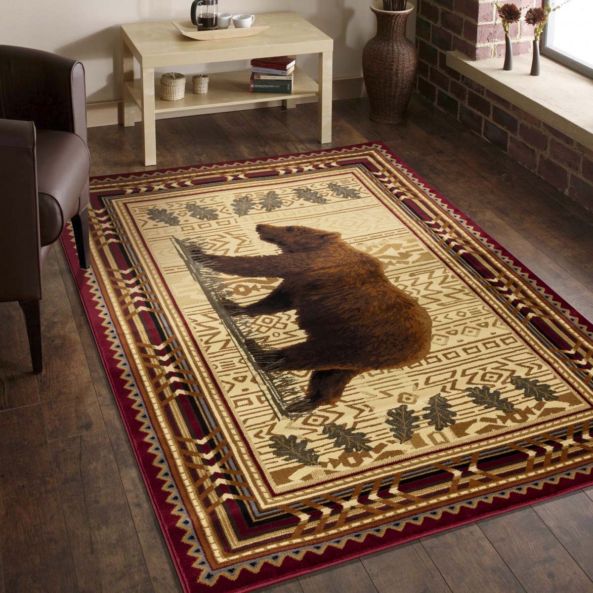 Meadow Bear Prowl Rug - 5 x 7