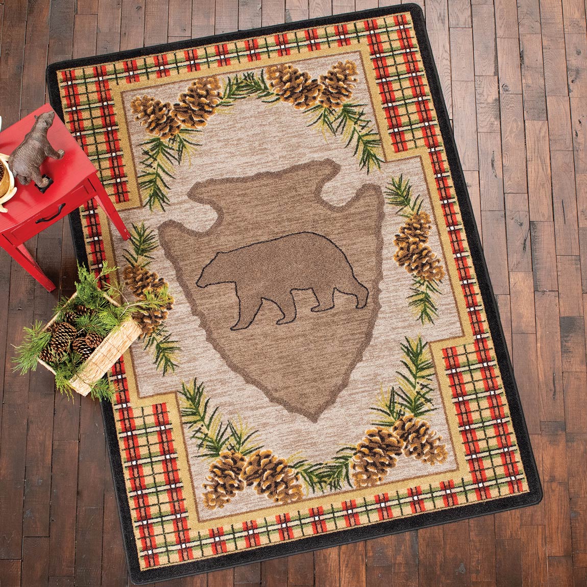 Arrowhead Bear Rug - 8 x 11