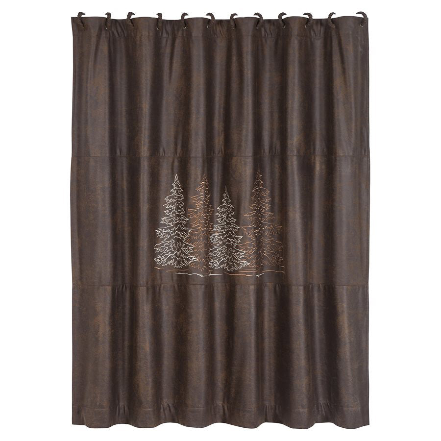 Pinewood Forest Shower Curtain