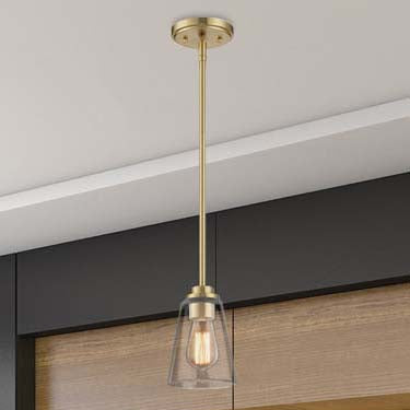 Delphi Brass Pendant Light