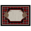 Plaid Elk Rug - 3 x 4