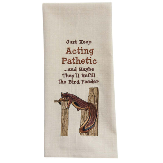 Hungry Squirrel Dishtowels - Set of 4
