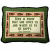 Beer is Proof Pillow Cover